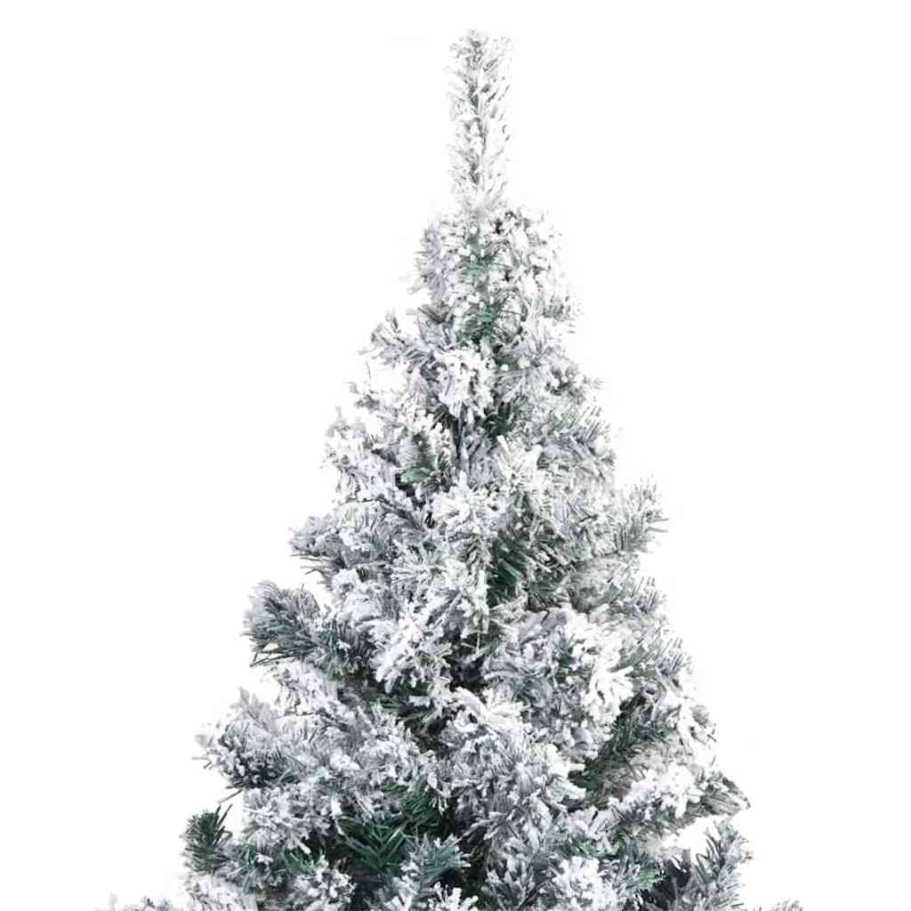 Artificial Christmas Tree White 180cm Cone Shape LED String Lights USB Powered