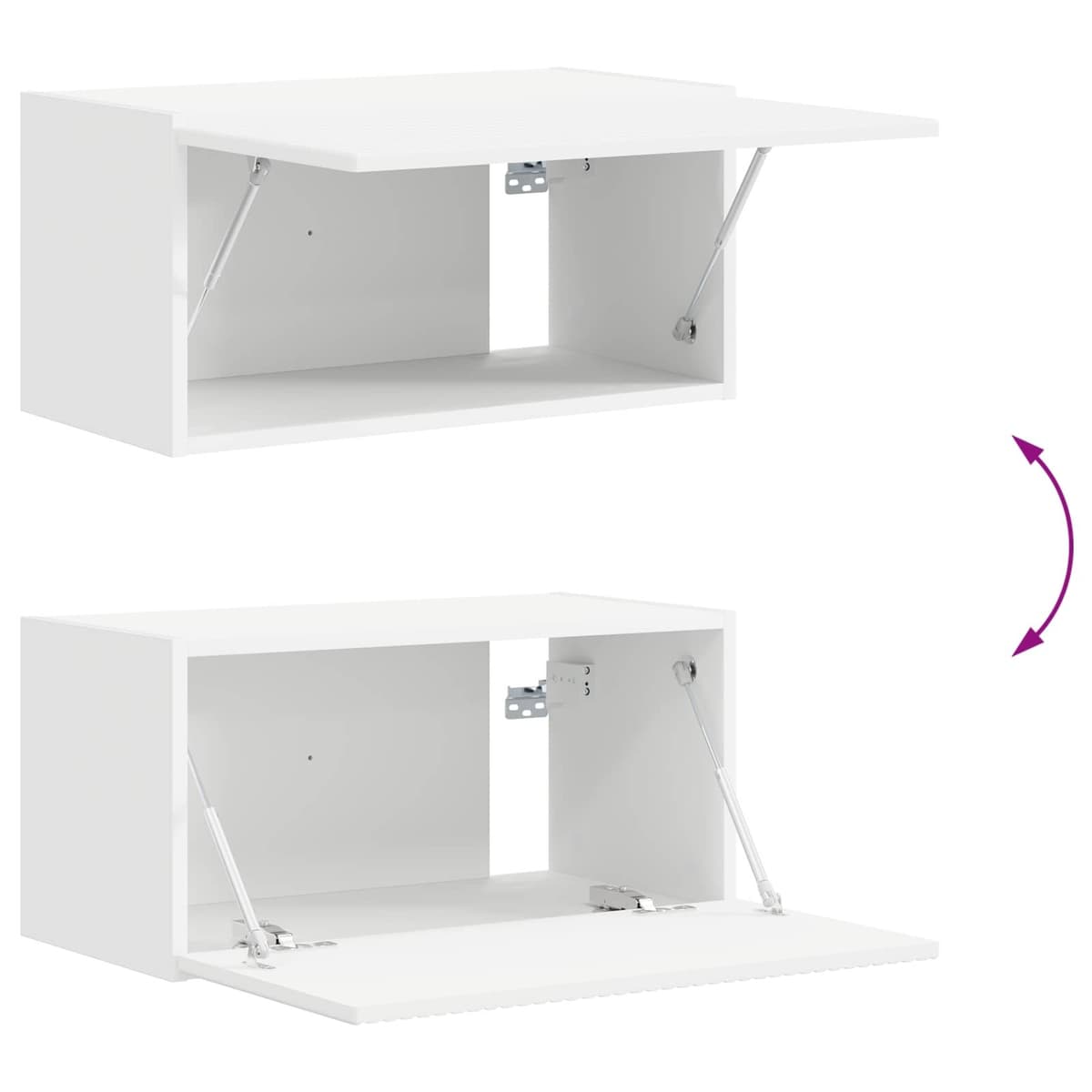 TV Cabinet Set 4 pcs White Entertainment Centre Storage Unit Living Room Media