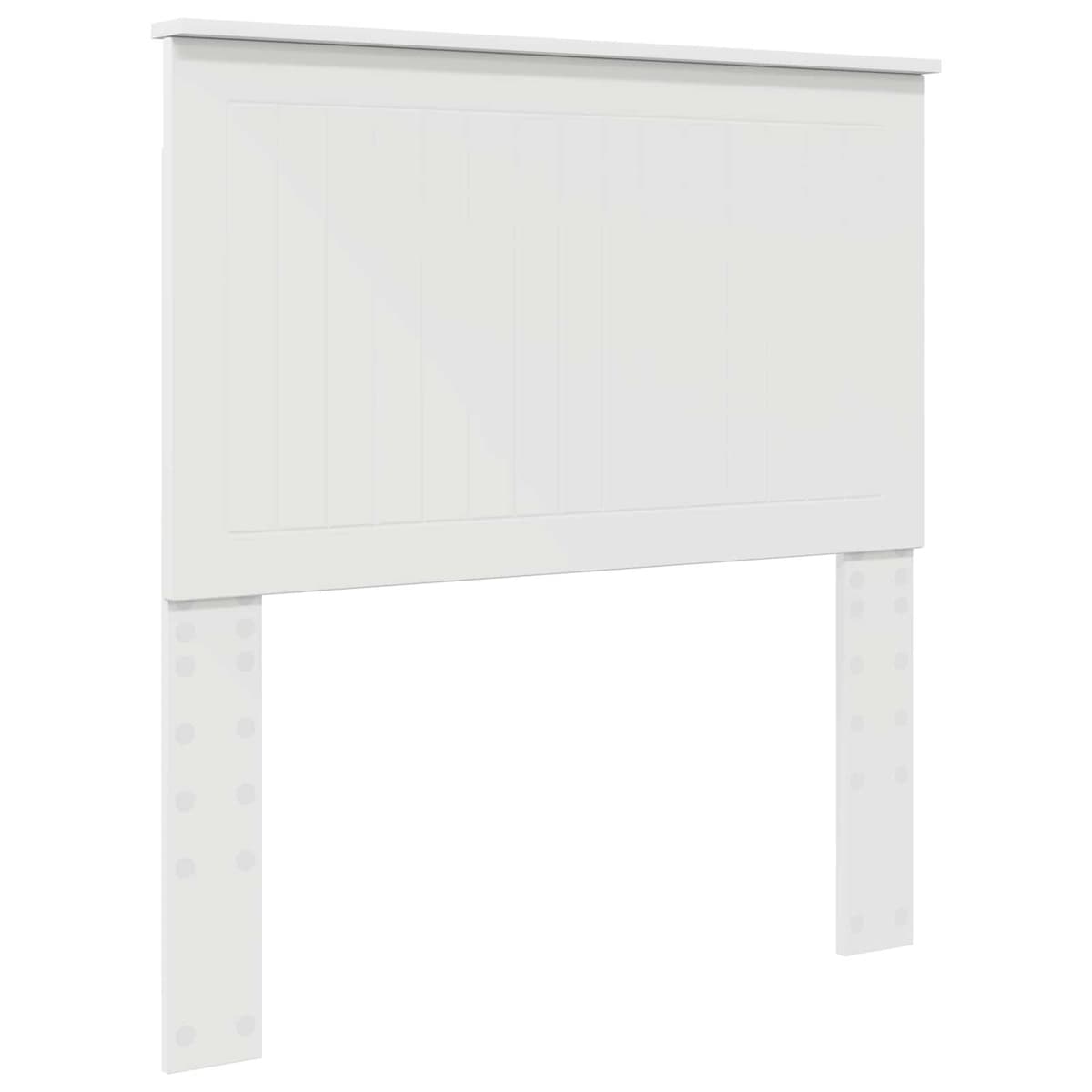 White Storage Bed with Headboard 90 x 190 cm