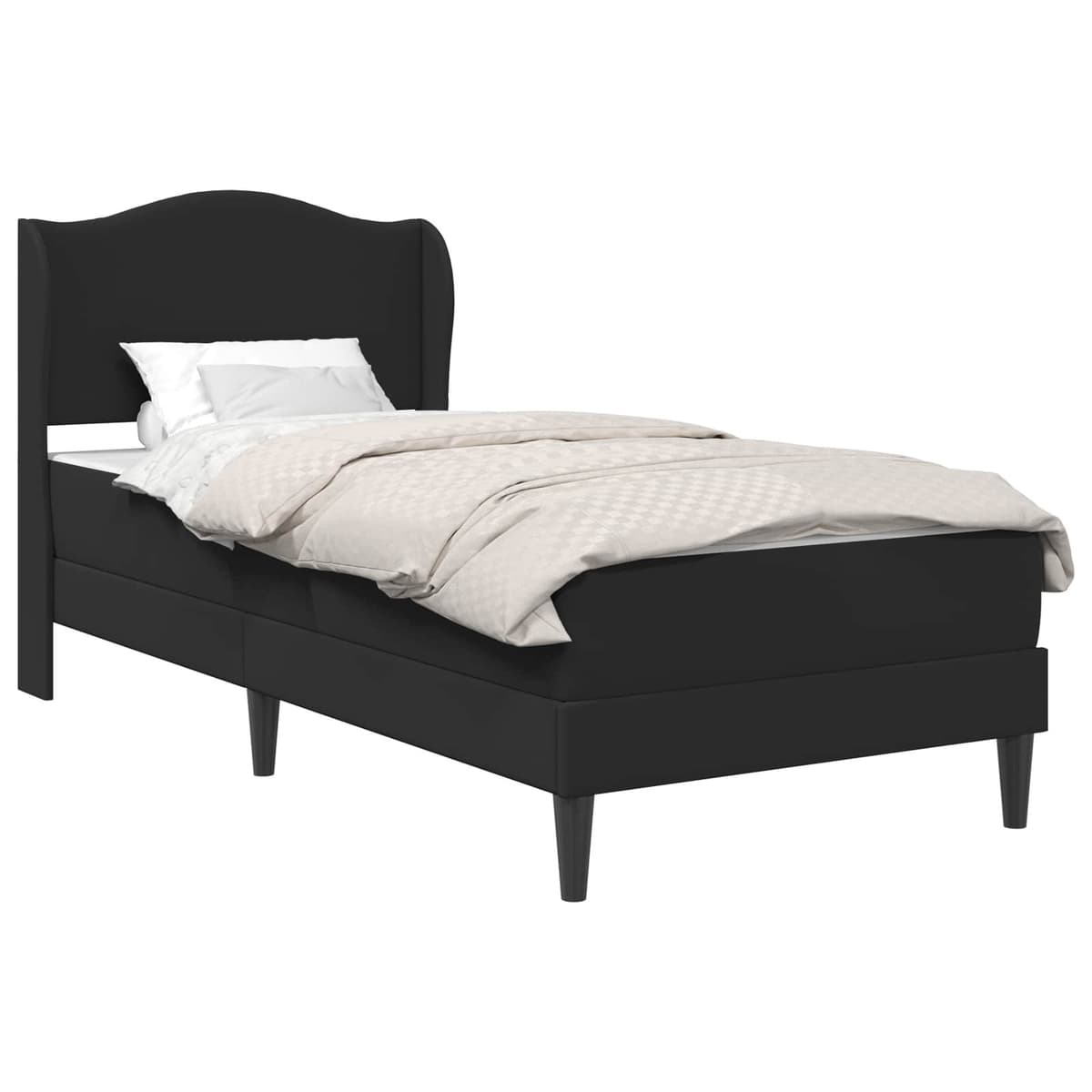 Bed Frame with Padded Headboard 90x190cm
