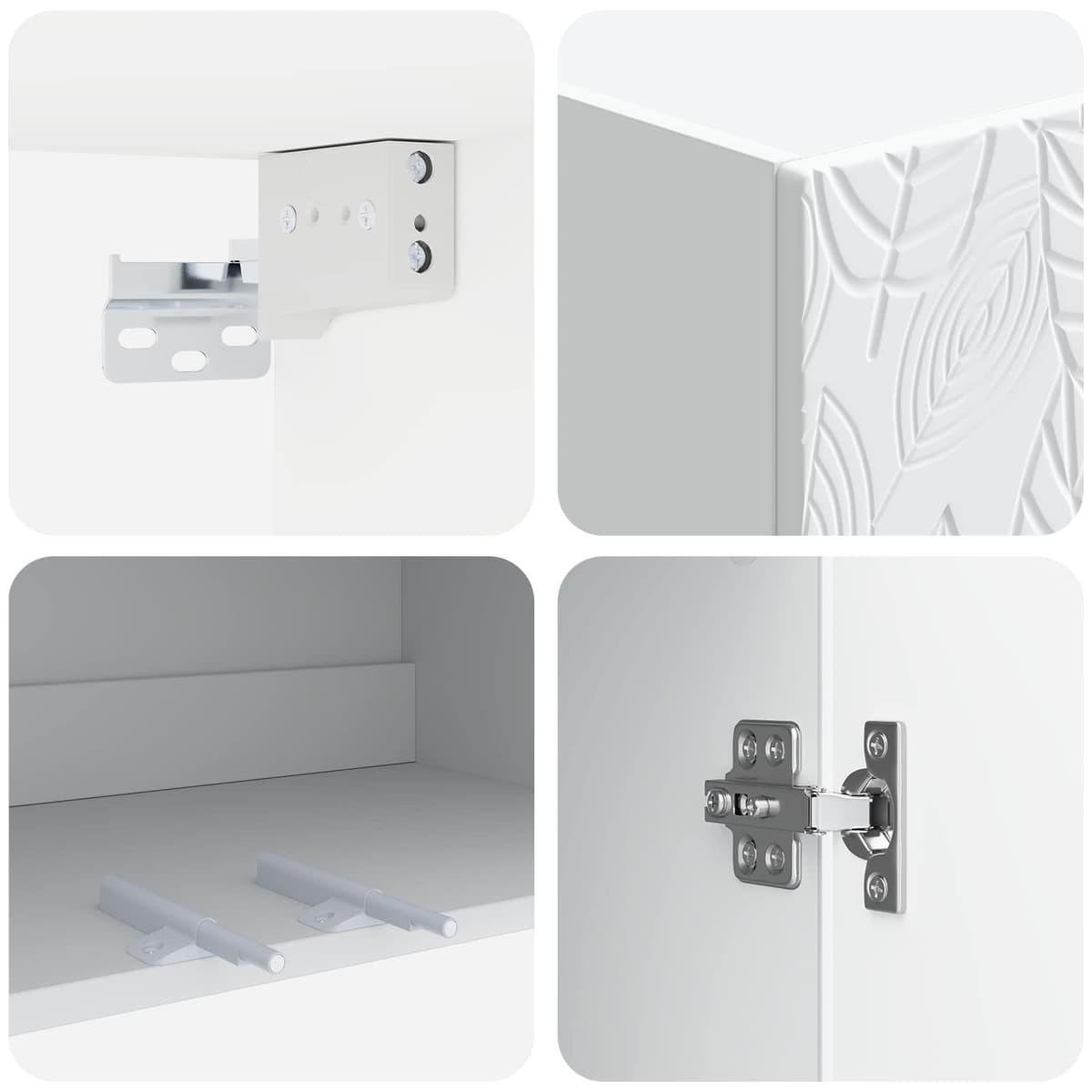 White Modular Furniture Set for Indoor and Outdoor