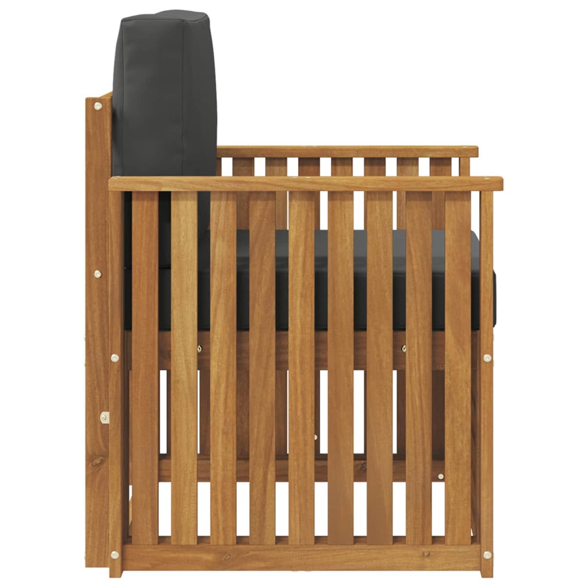 Modular Brown Outdoor Sectional Sofa for Gardens