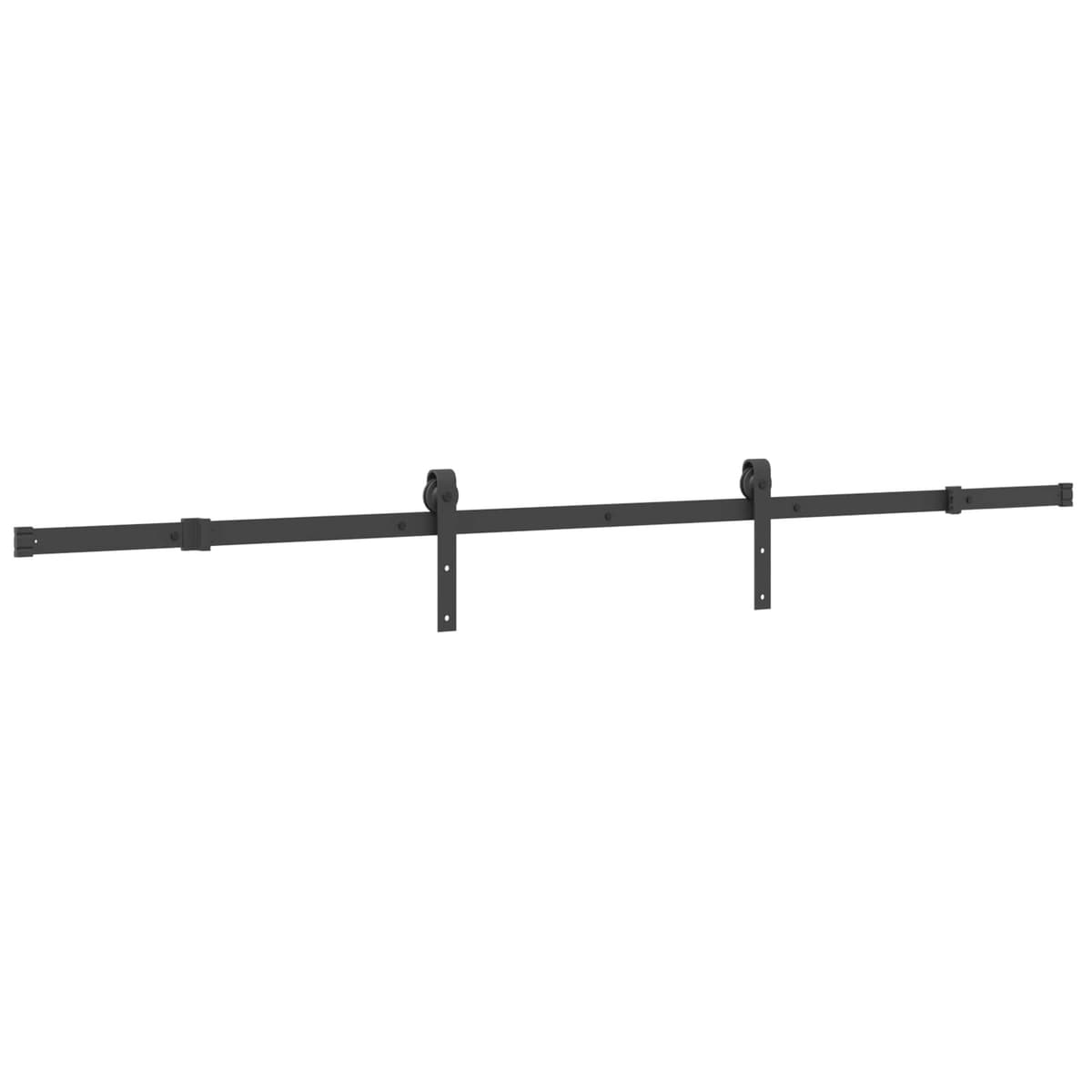 Sliding Door with Black Track for Space Saving