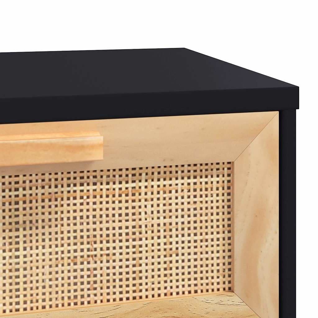 Console Table Black 80x30x75 cm Scandinavian Hallway Entryway Accent Side Table