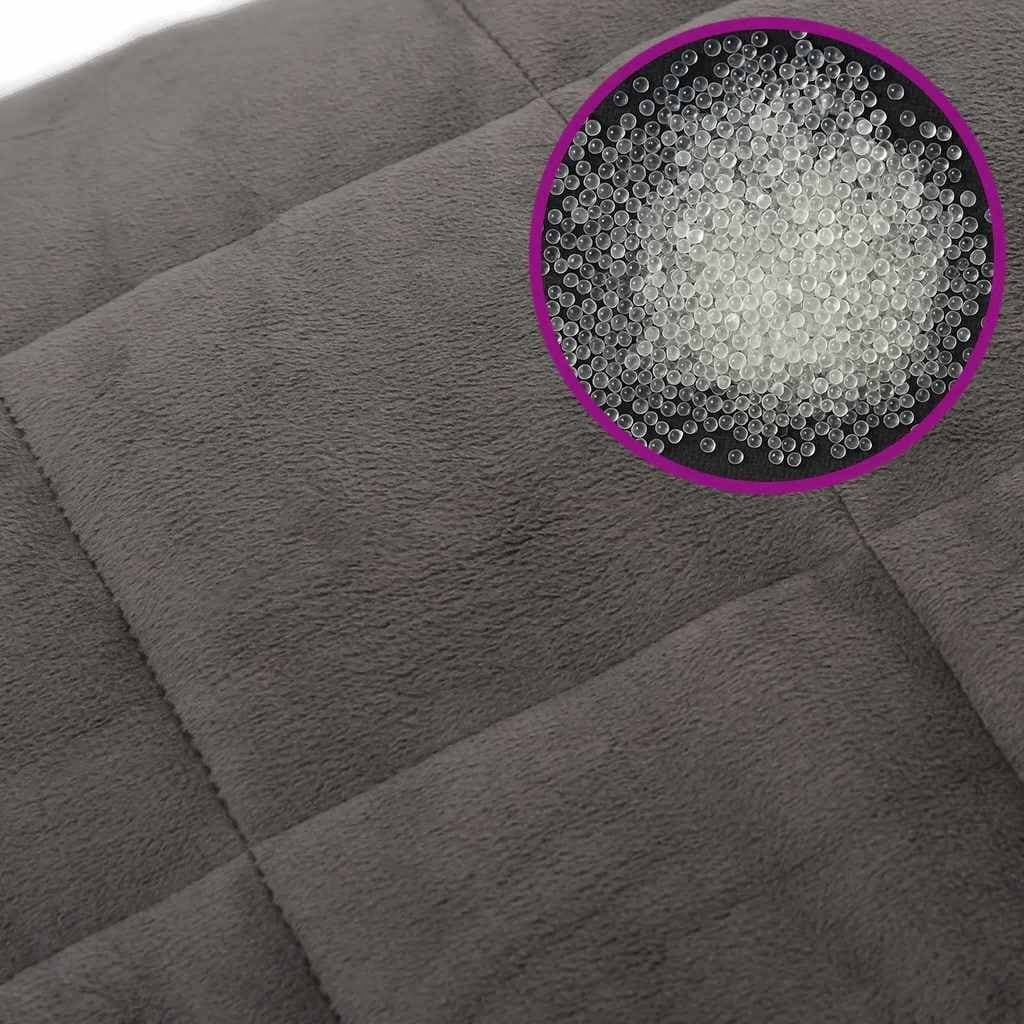 Grey Weighted Blanket 155x220cm 7kg