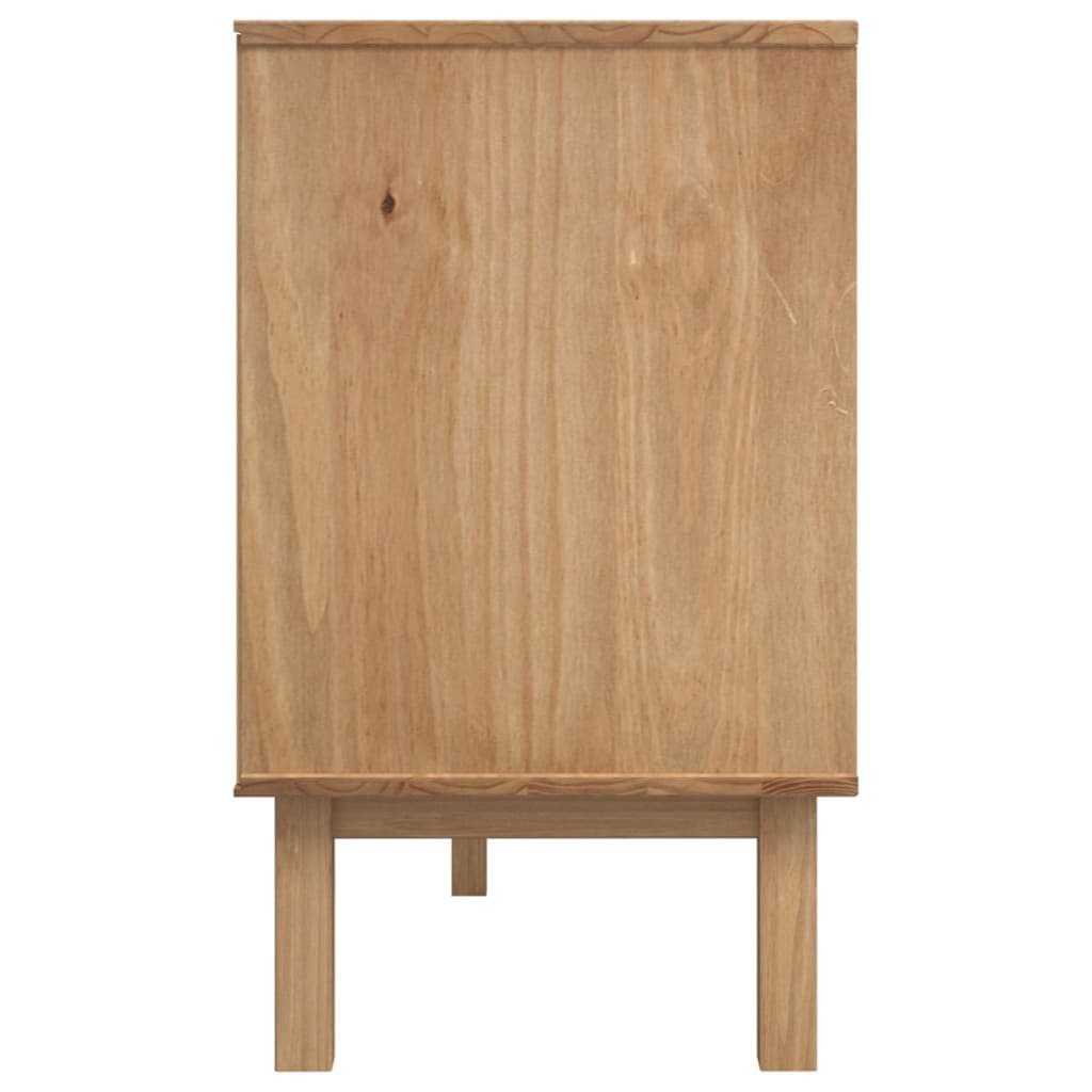Solid Wood Pine Sideboard with Scandinavian Flair