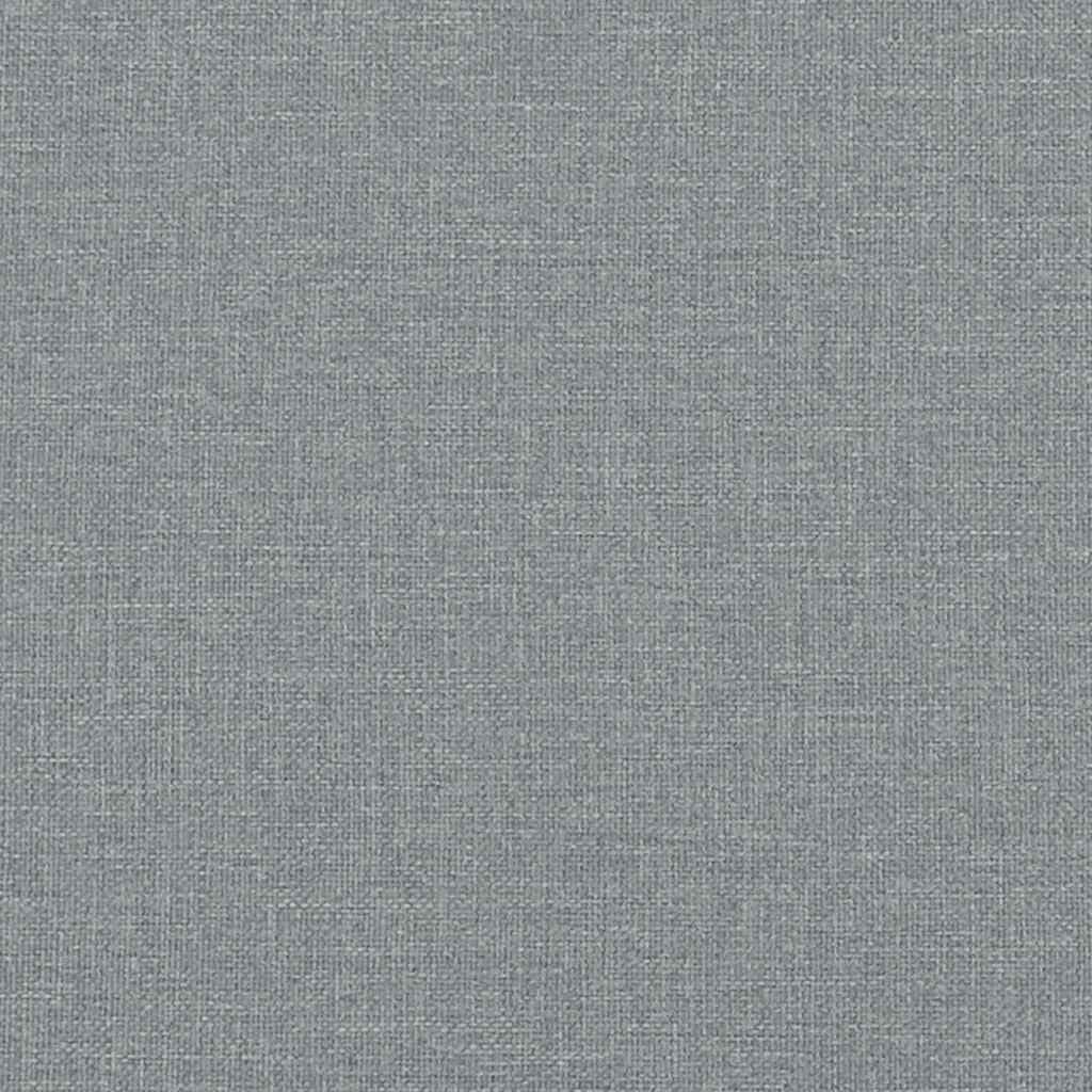 Grey Fabric 2-in-1 Convertible Loveseat Floor Sofa Bed
