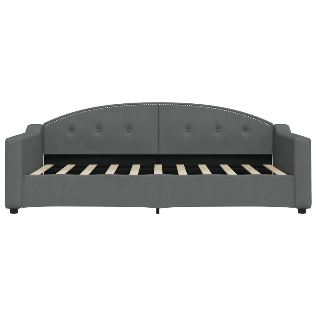 2-in-1 Grey Fabric Day Bed Sofa Bed 90x190cm
