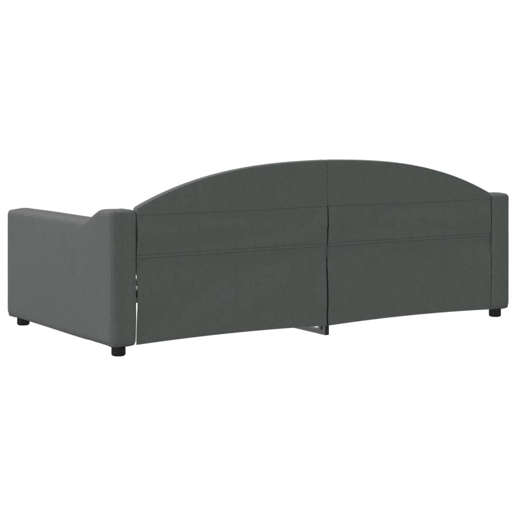 2-in-1 Grey Fabric Day Bed Sofa Bed 90x190cm