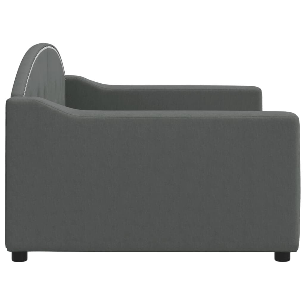 2-in-1 Grey Fabric Day Bed Sofa Bed 90x190cm