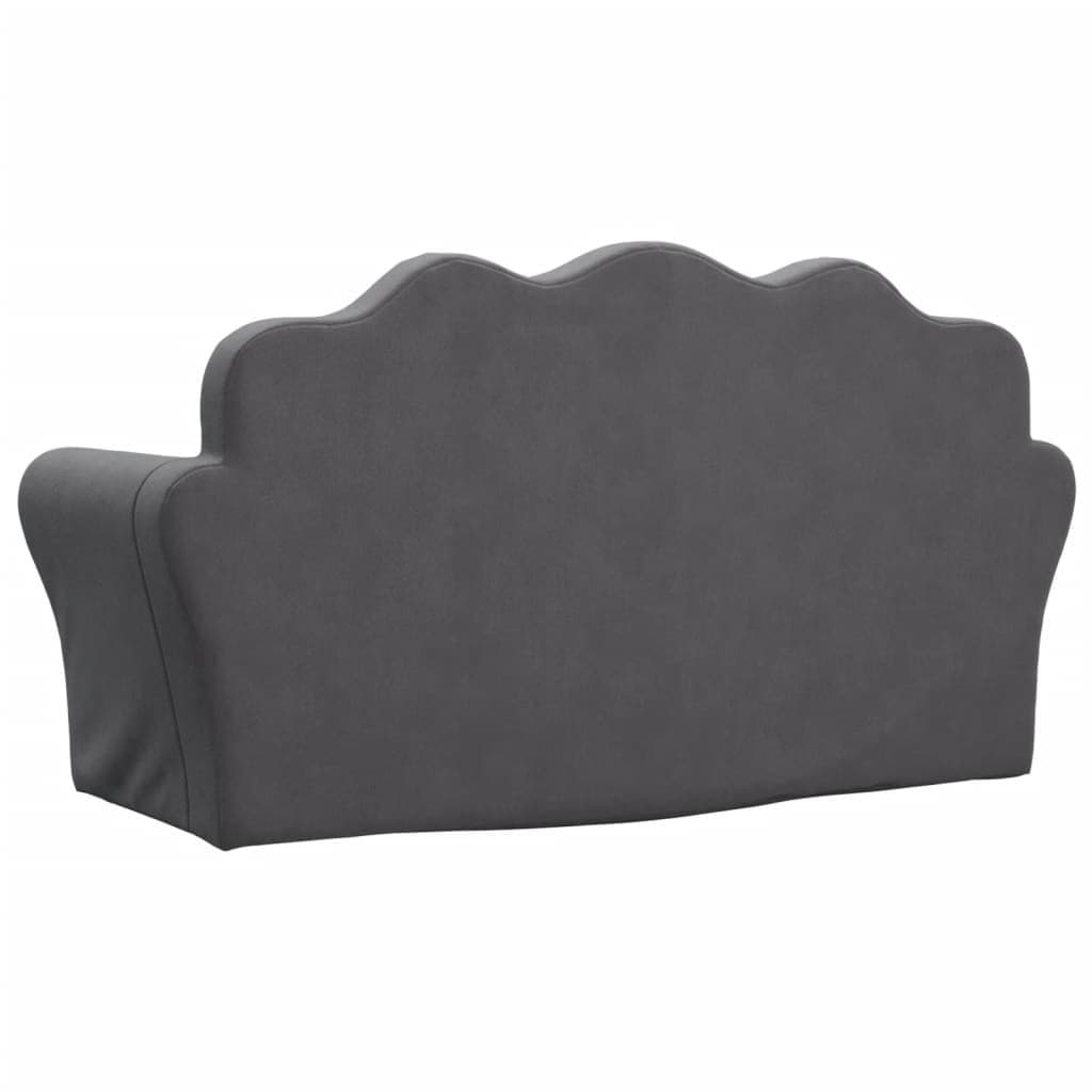 Anthracite Kids 2-Seater Sofa Bed