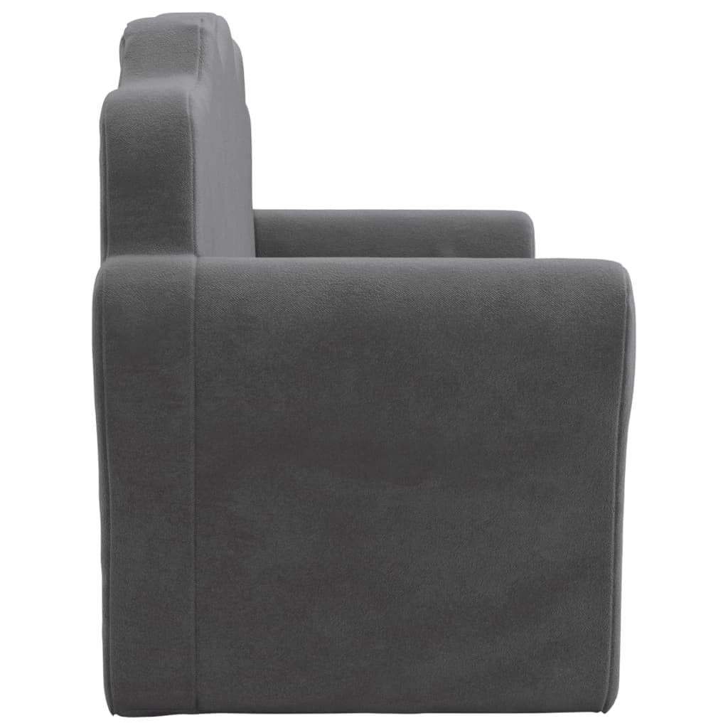 Anthracite Kids 2-Seater Sofa Bed