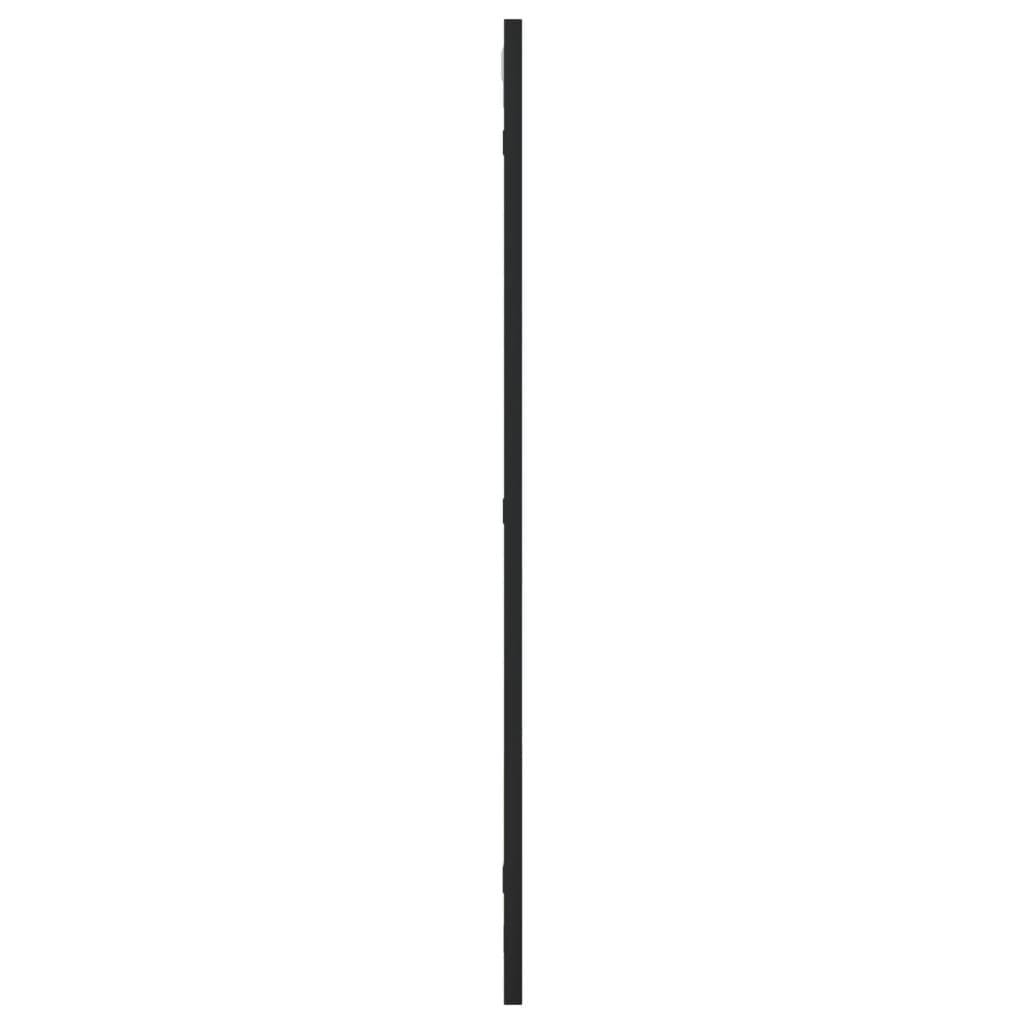 Black Rectangle Wall Mirror 40x80cm with Iron Frame