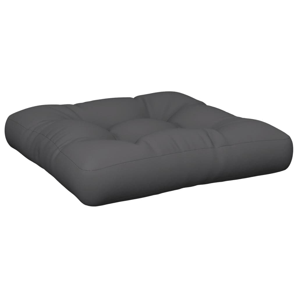 Anthracite Pallet Cushion 50x50x12 cm for Outdoors