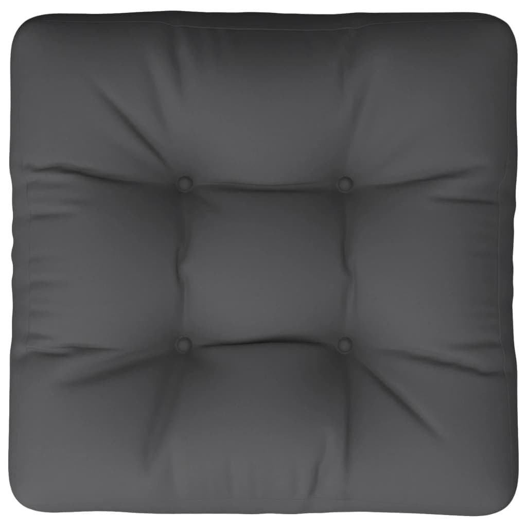 Anthracite Pallet Cushion 50x50x12 cm for Outdoors