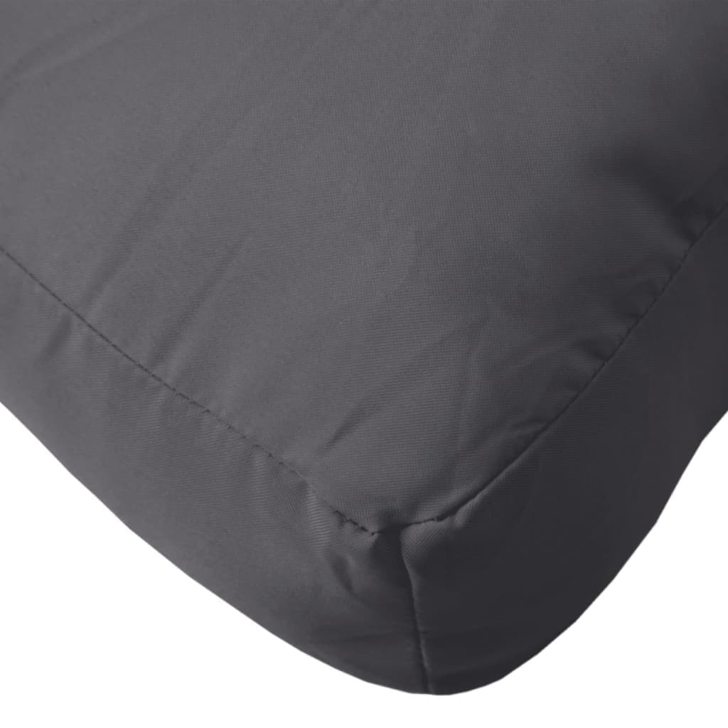 Anthracite Pallet Cushion 50x50x12 cm for Outdoors