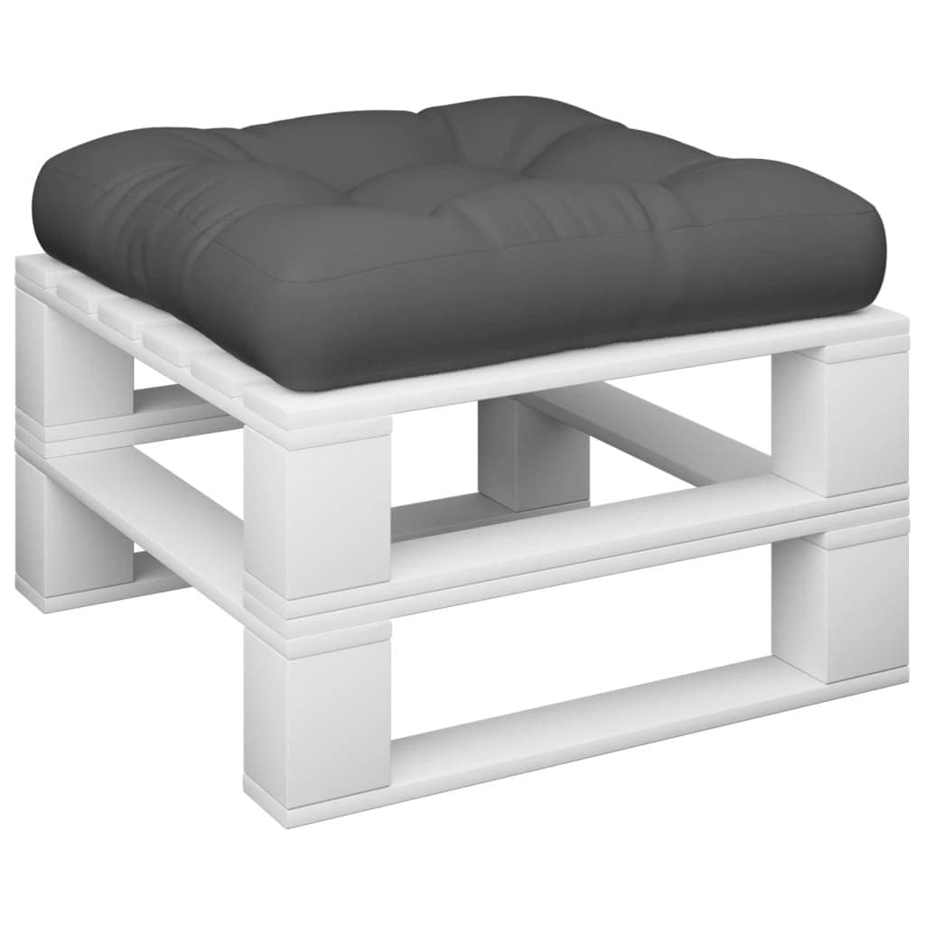 Anthracite Pallet Cushion 50x50x12 cm for Outdoors
