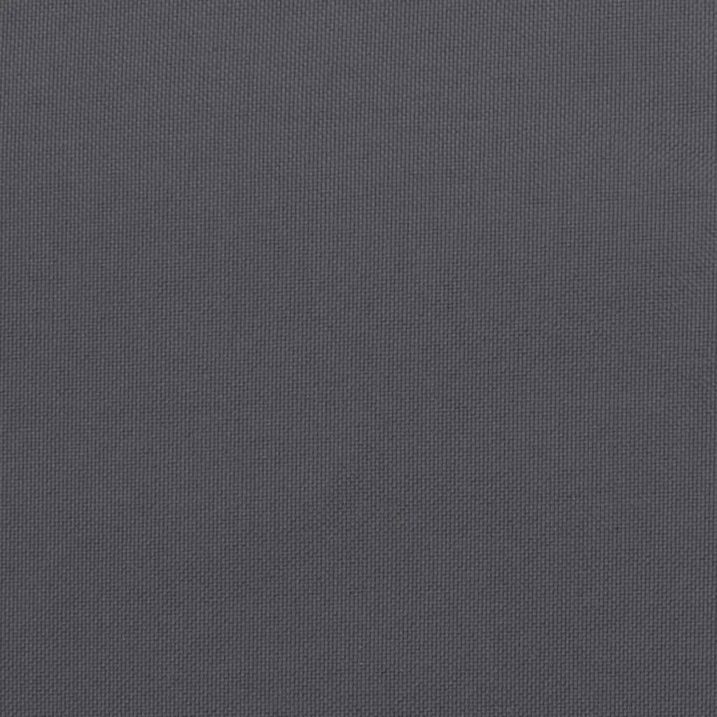 Anthracite Pallet Cushion 50x50x12 cm for Outdoors