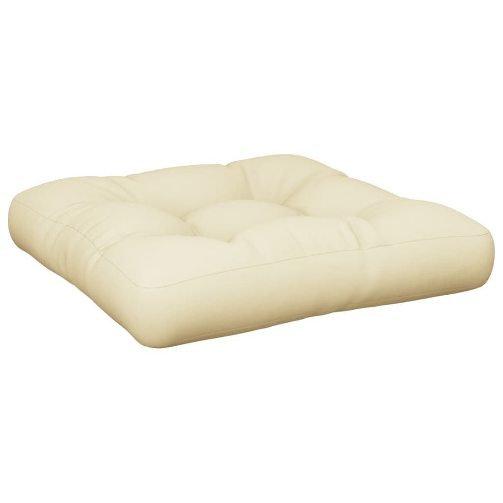 Outdoor Pallet Cushion in Cream 60x60x12 cm