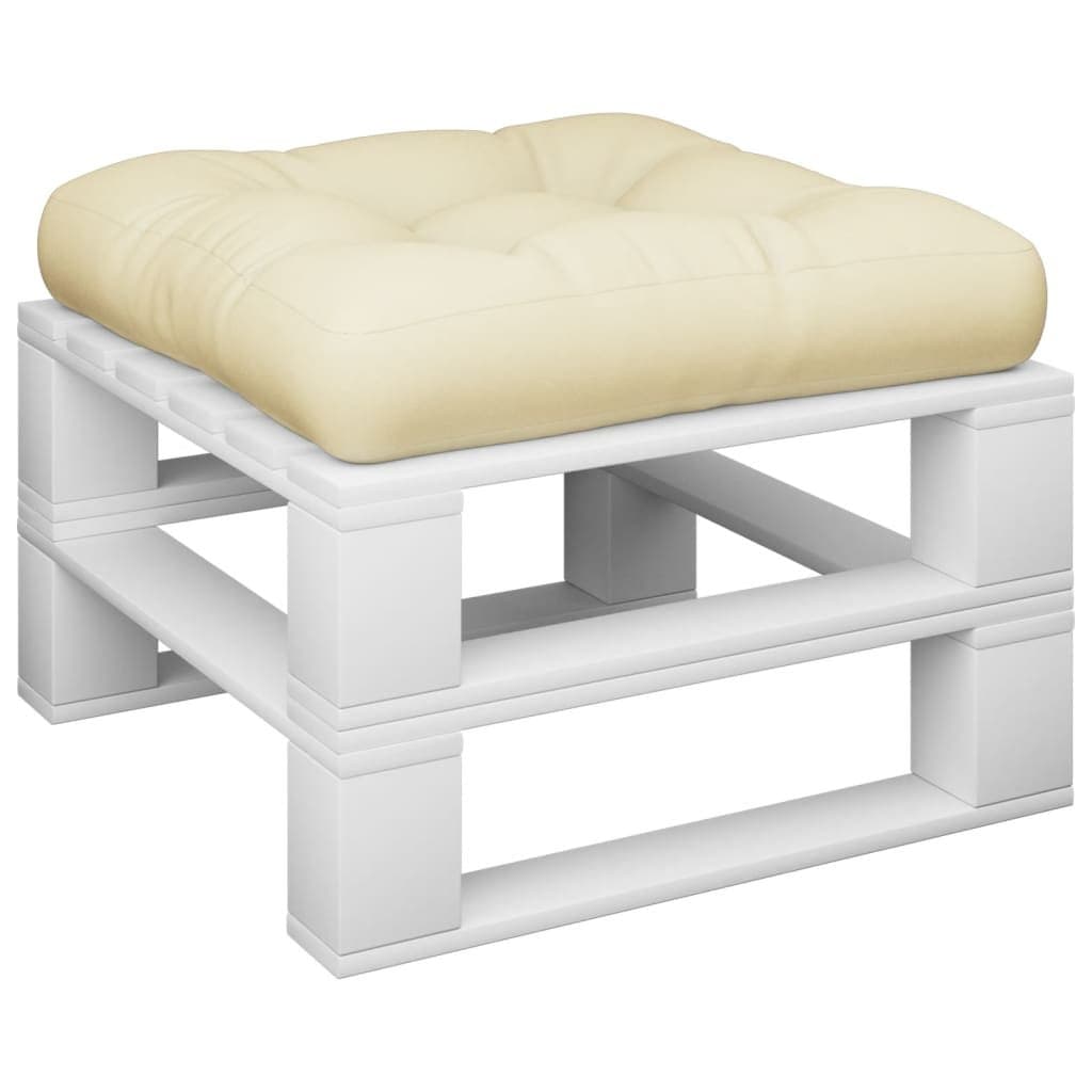 Outdoor Pallet Cushion in Cream 60x60x12 cm