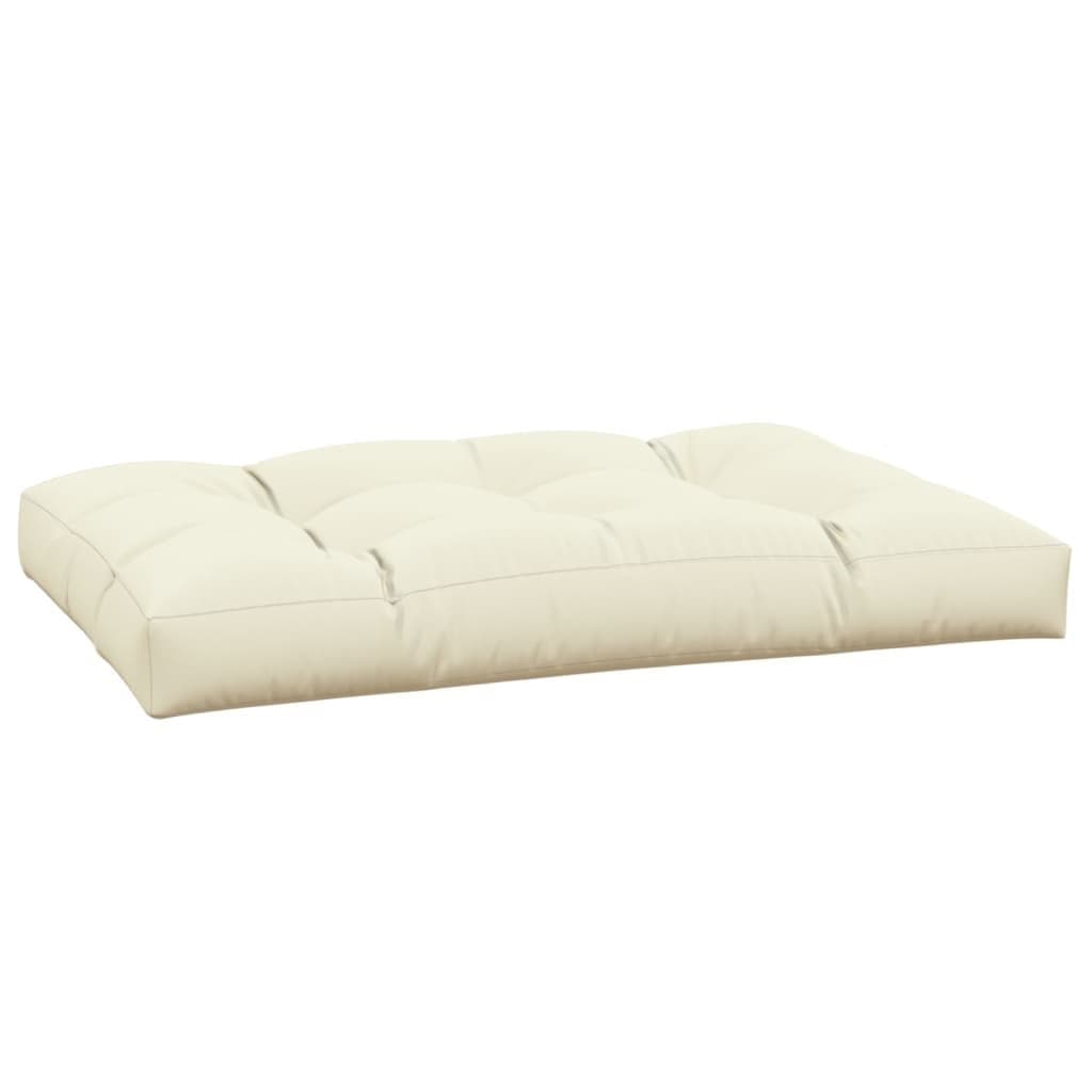 Outdoor Pallet Cushion Cream 120x80x12 cm for Comfort