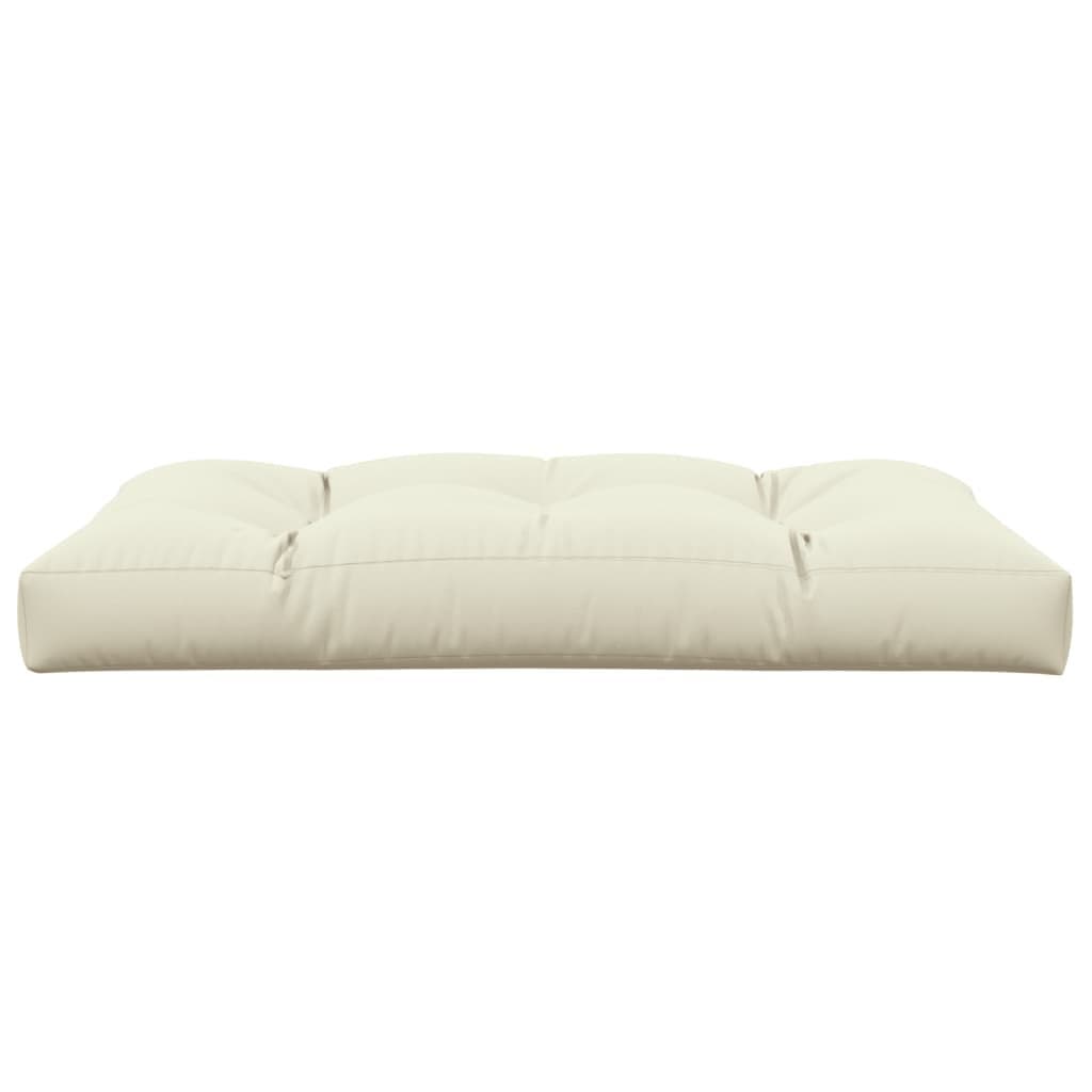 Outdoor Pallet Cushion Cream 120x80x12 cm for Comfort