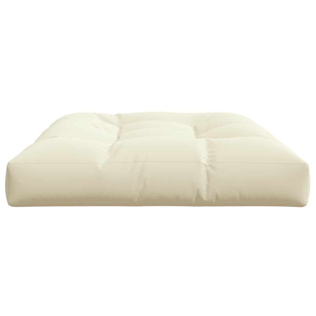 Outdoor Pallet Cushion Cream 120x80x12 cm for Comfort