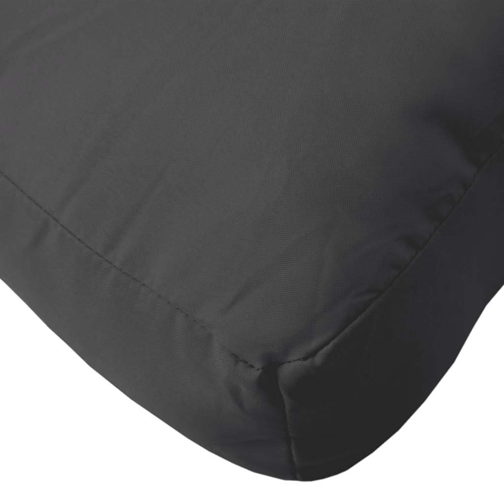 Pallet Cushions 3 pcs Black Outdoor Garden Furniture Seat Pad Decor