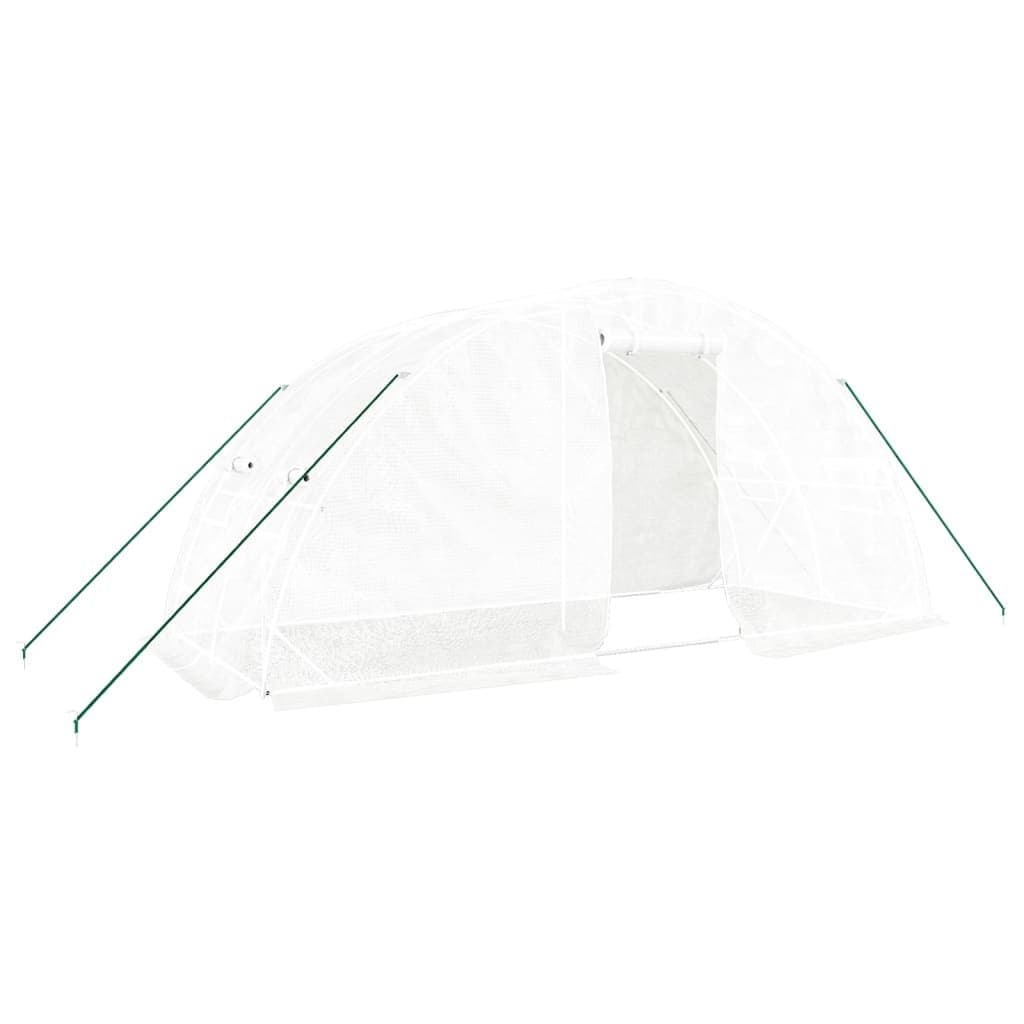Steel Frame Greenhouse with UV-Resistant Cover