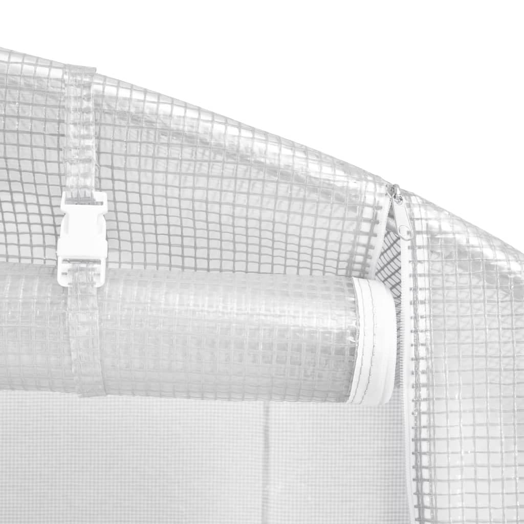Steel Frame Greenhouse with UV-Resistant Cover