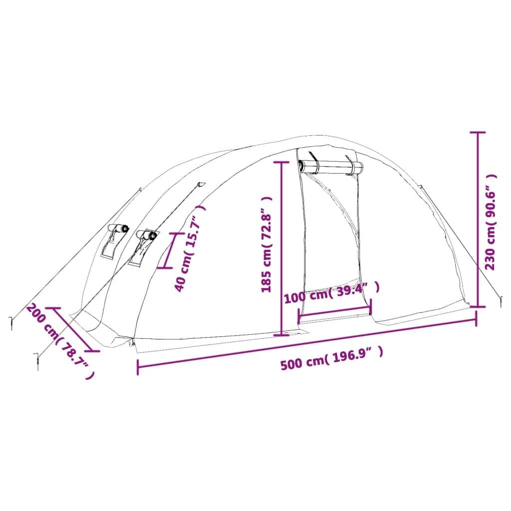 Steel Frame Greenhouse with UV-Resistant Cover