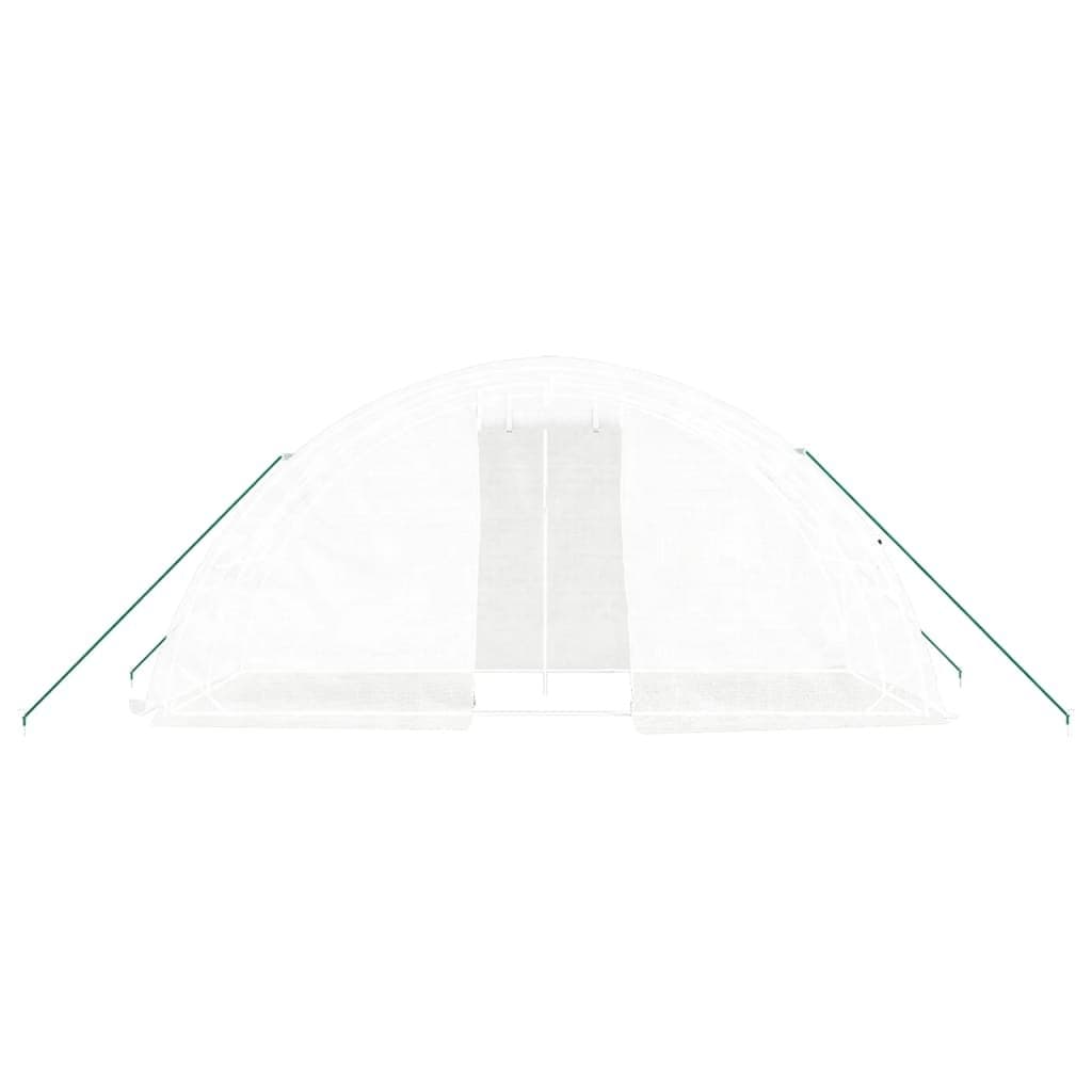 Steel Frame Greenhouse with UV-Resistant Cover