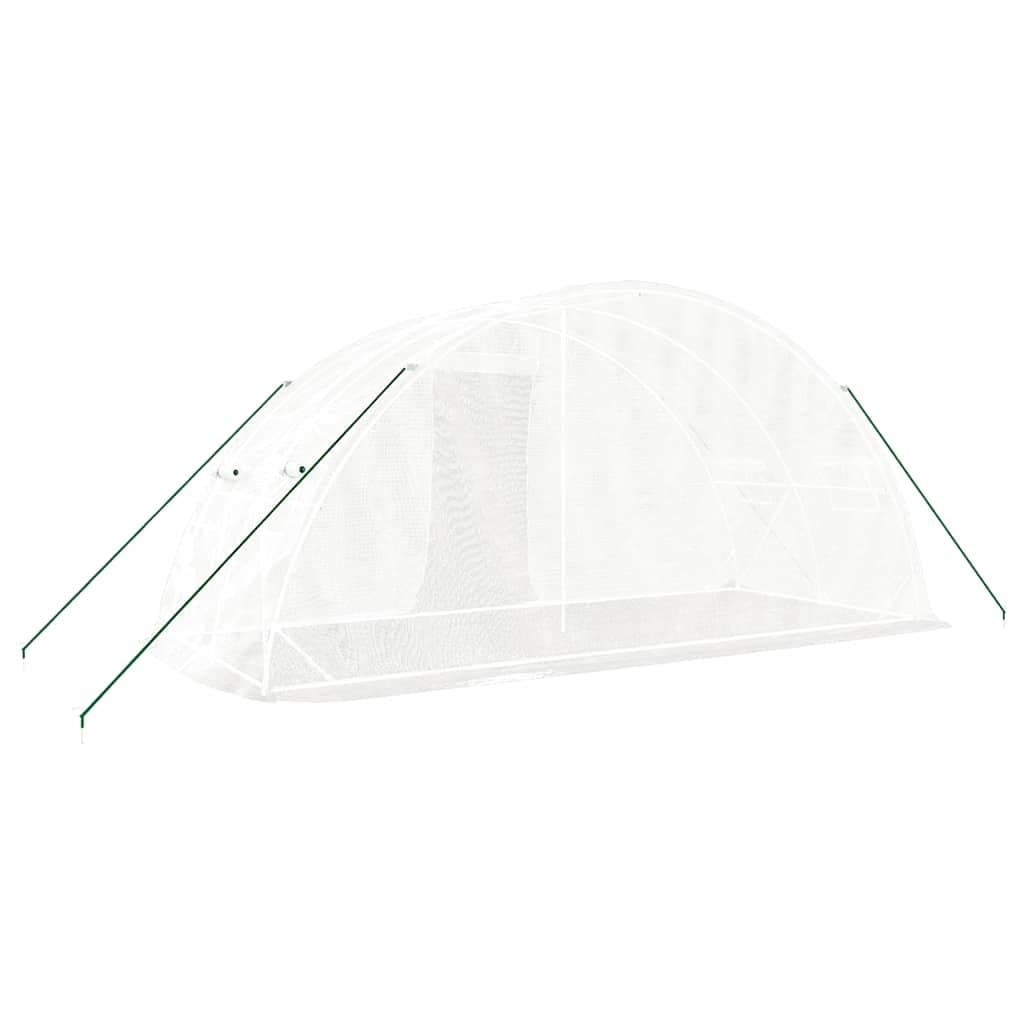 Steel Frame Greenhouse with UV-Resistant Cover