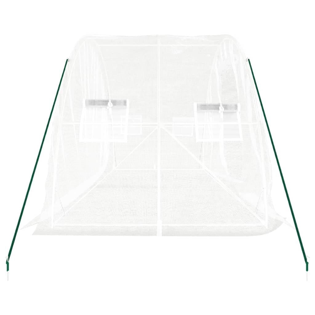 Steel Frame Greenhouse with UV-Resistant Cover