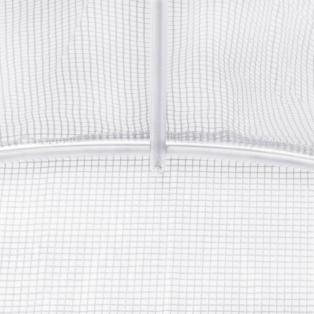 Steel Frame Greenhouse with UV-Resistant Cover