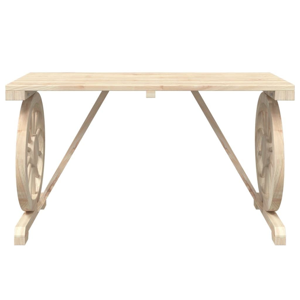 Fir Wood Garden Table 115x55x65cm for Outdoor Dining