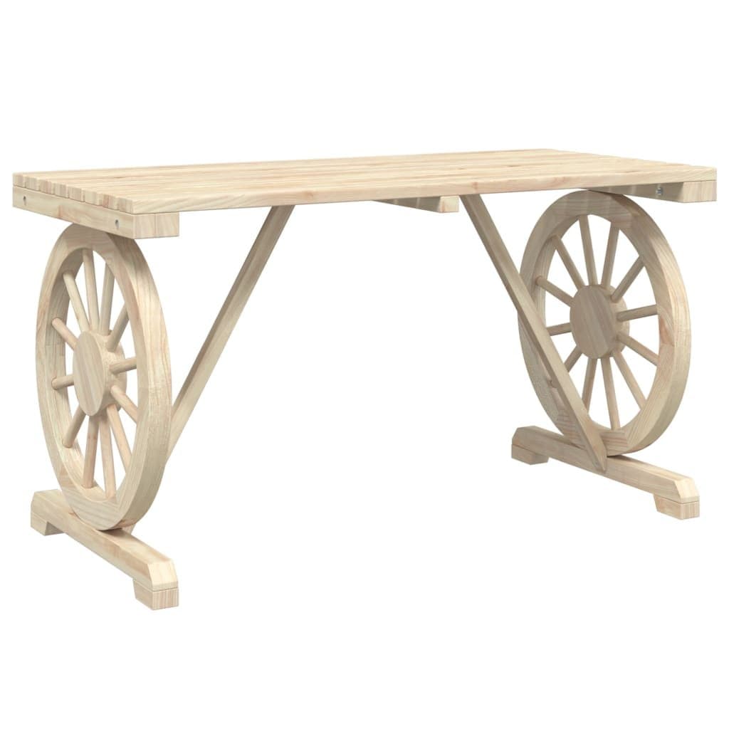 Fir Wood Garden Table 115x55x65cm for Outdoor Dining