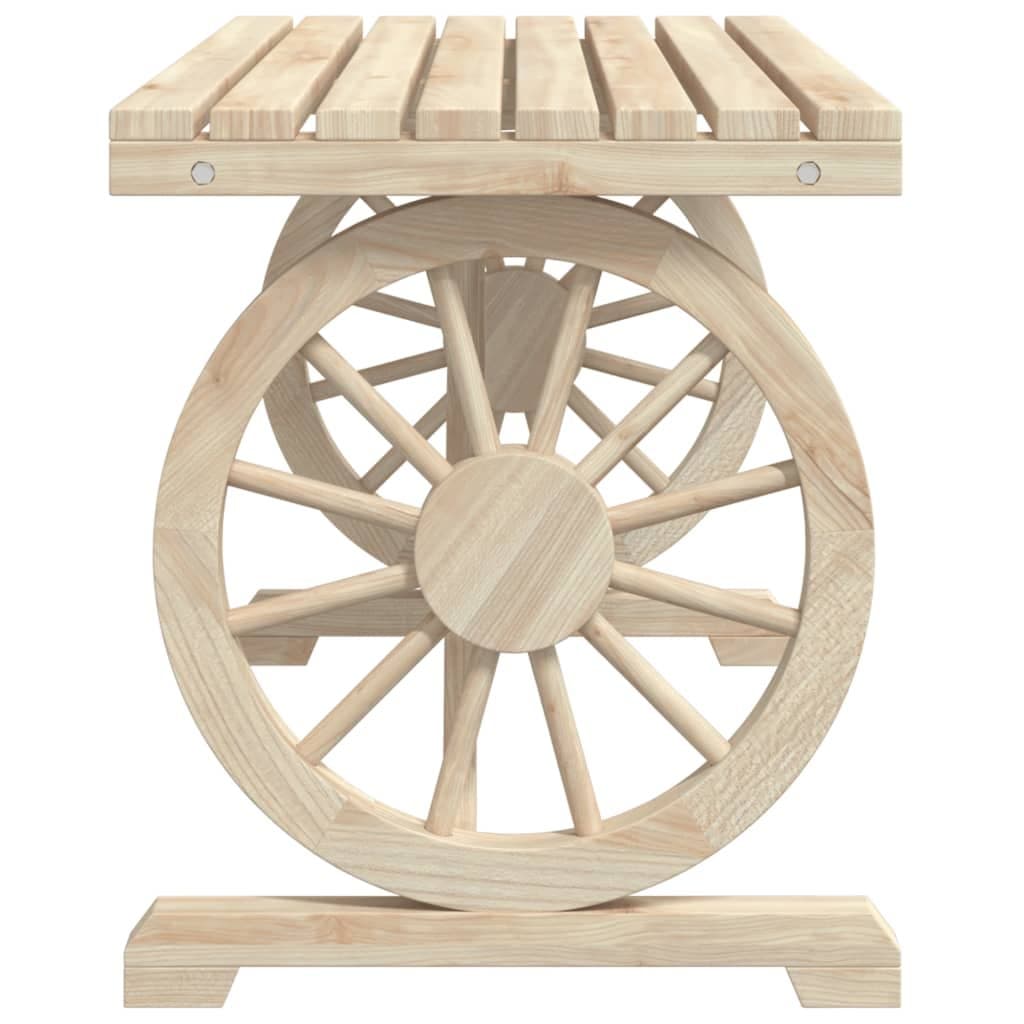 Fir Wood Garden Table 115x55x65cm for Outdoor Dining