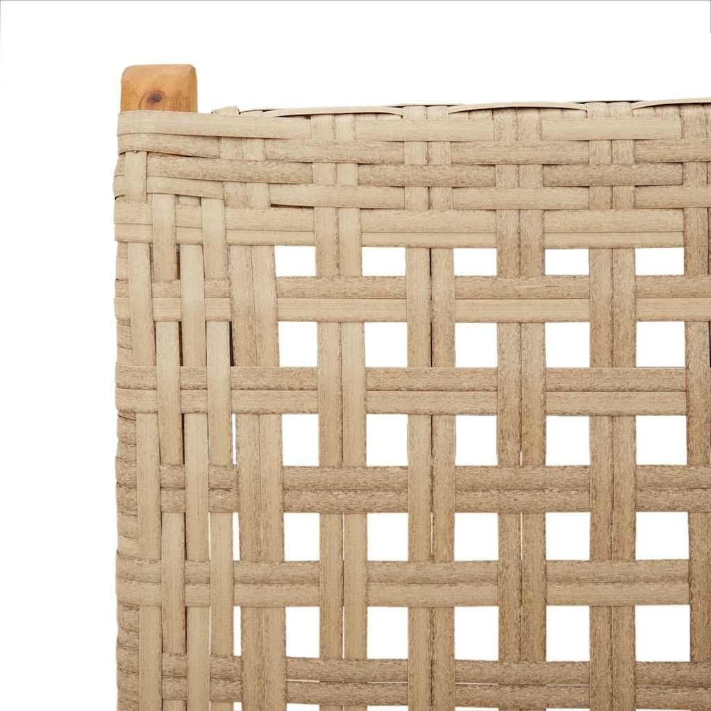 Folding Reclining Garden Chairs 2 pcs Beige