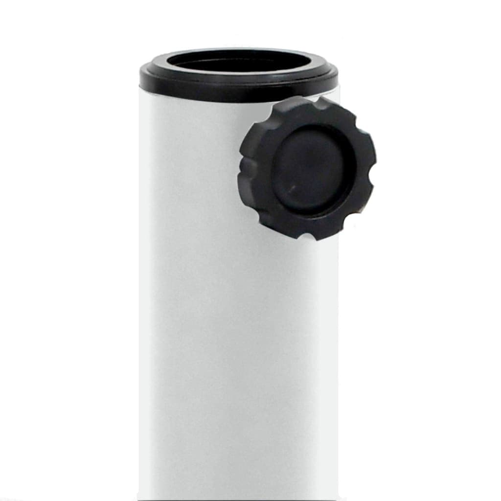 Square Parasol Base White 17kg Umbrella Stand