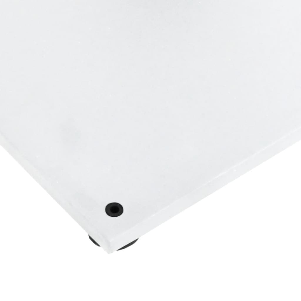 Square Parasol Base White 17kg Umbrella Stand