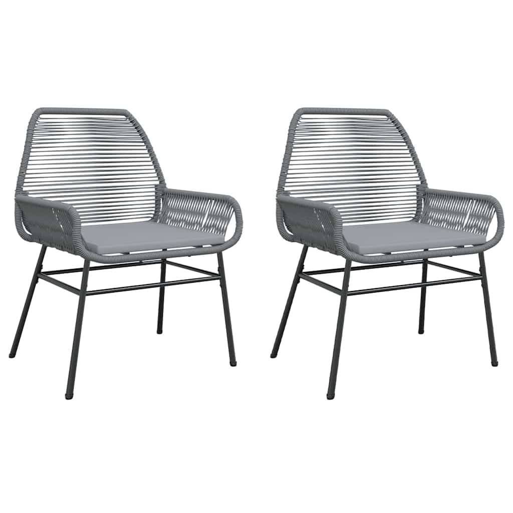 Outdoor Garden Chairs Set of 2 with Cushions