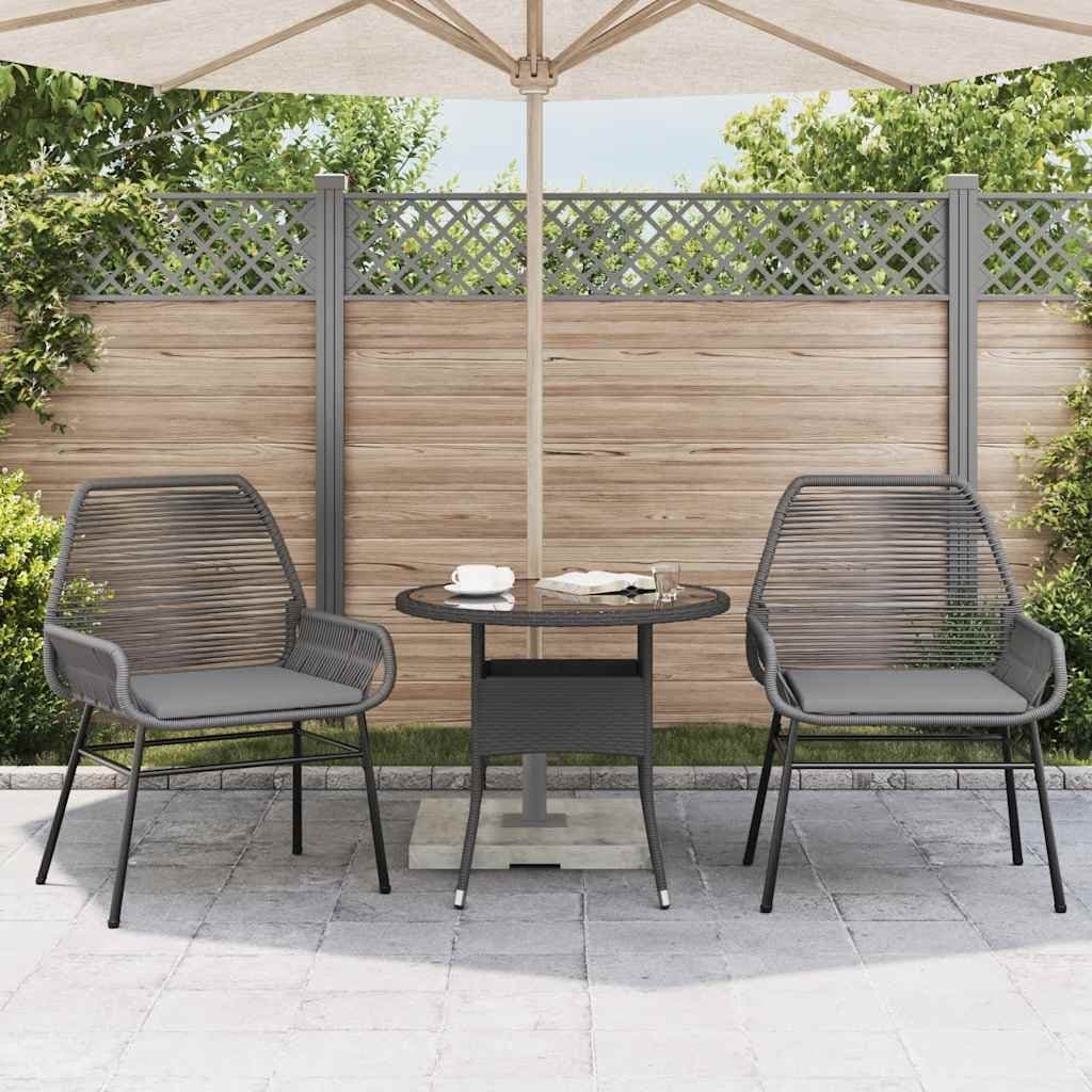 Outdoor Garden Chairs Set of 2 with Cushions