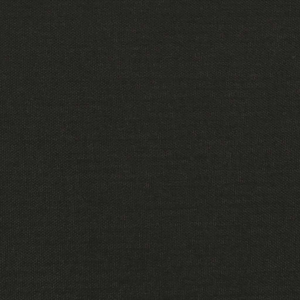 Convertible 2-Seater Sofa Bed in Black Fabric