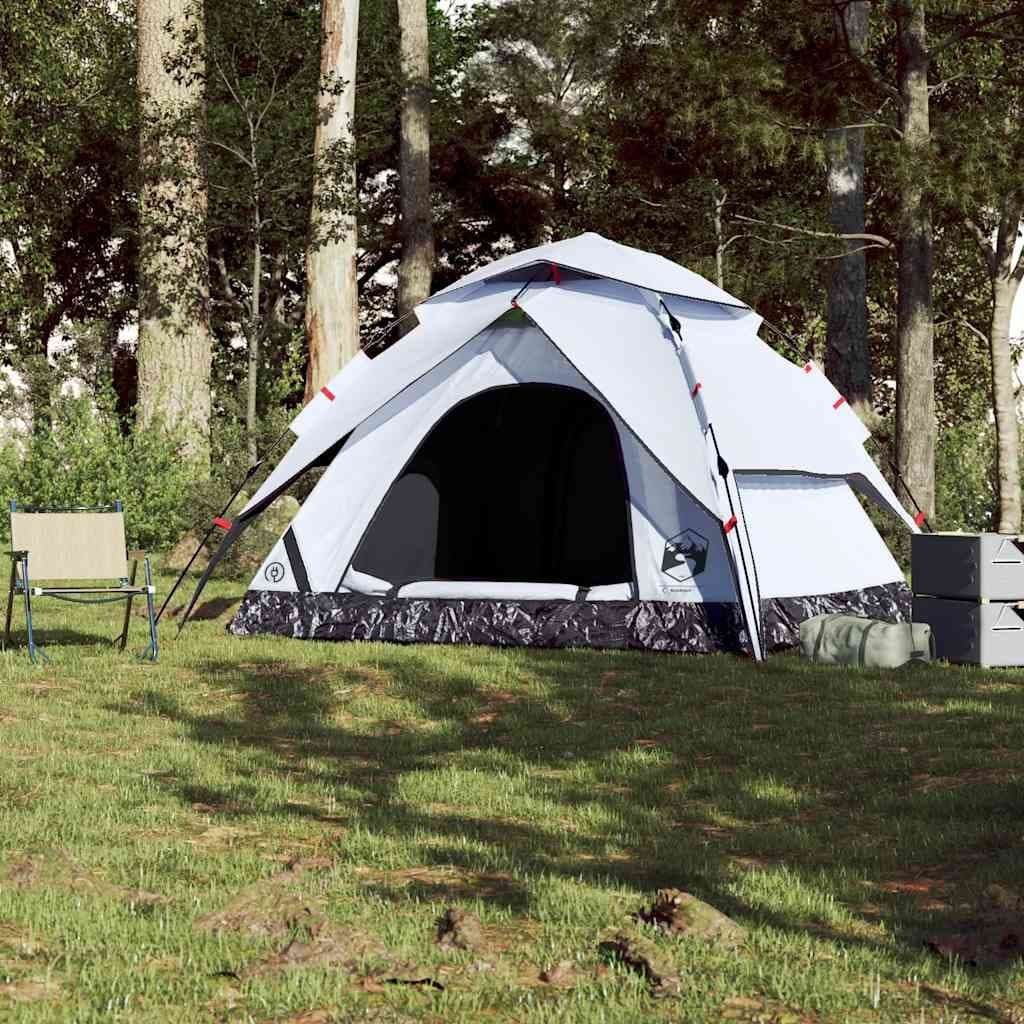 5-Person Dome Camping Tent with Blackout Fabric and Quick Setup