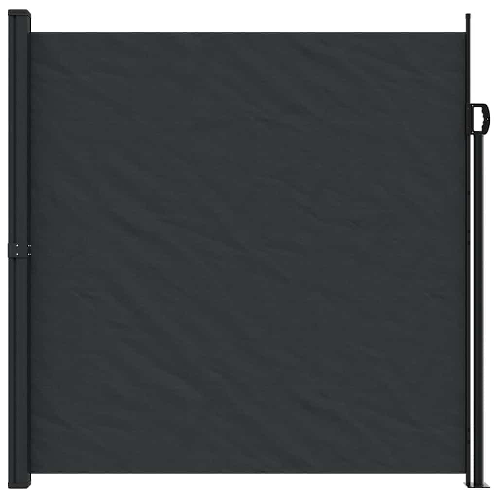 Retractable Side Awning 200x500 cm Black