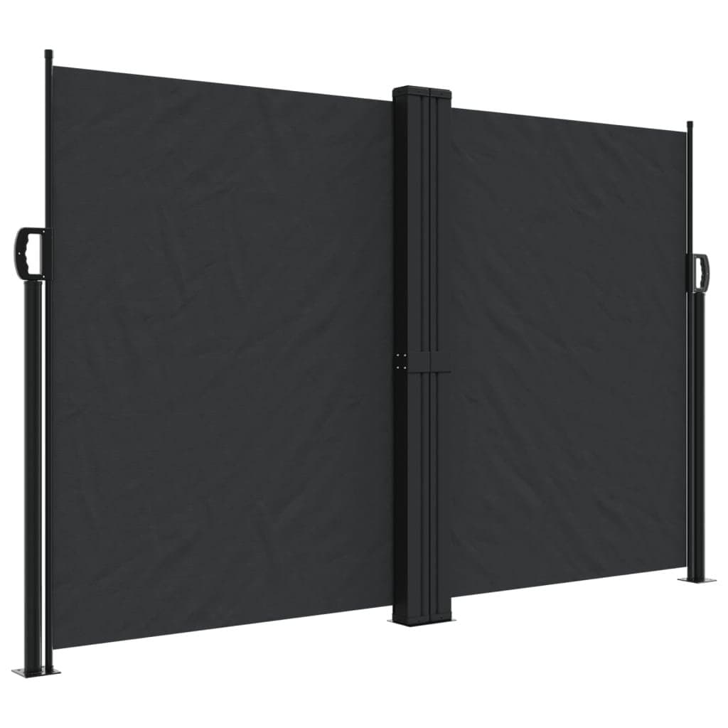 Retractable Side Awning 160x1000cm Black