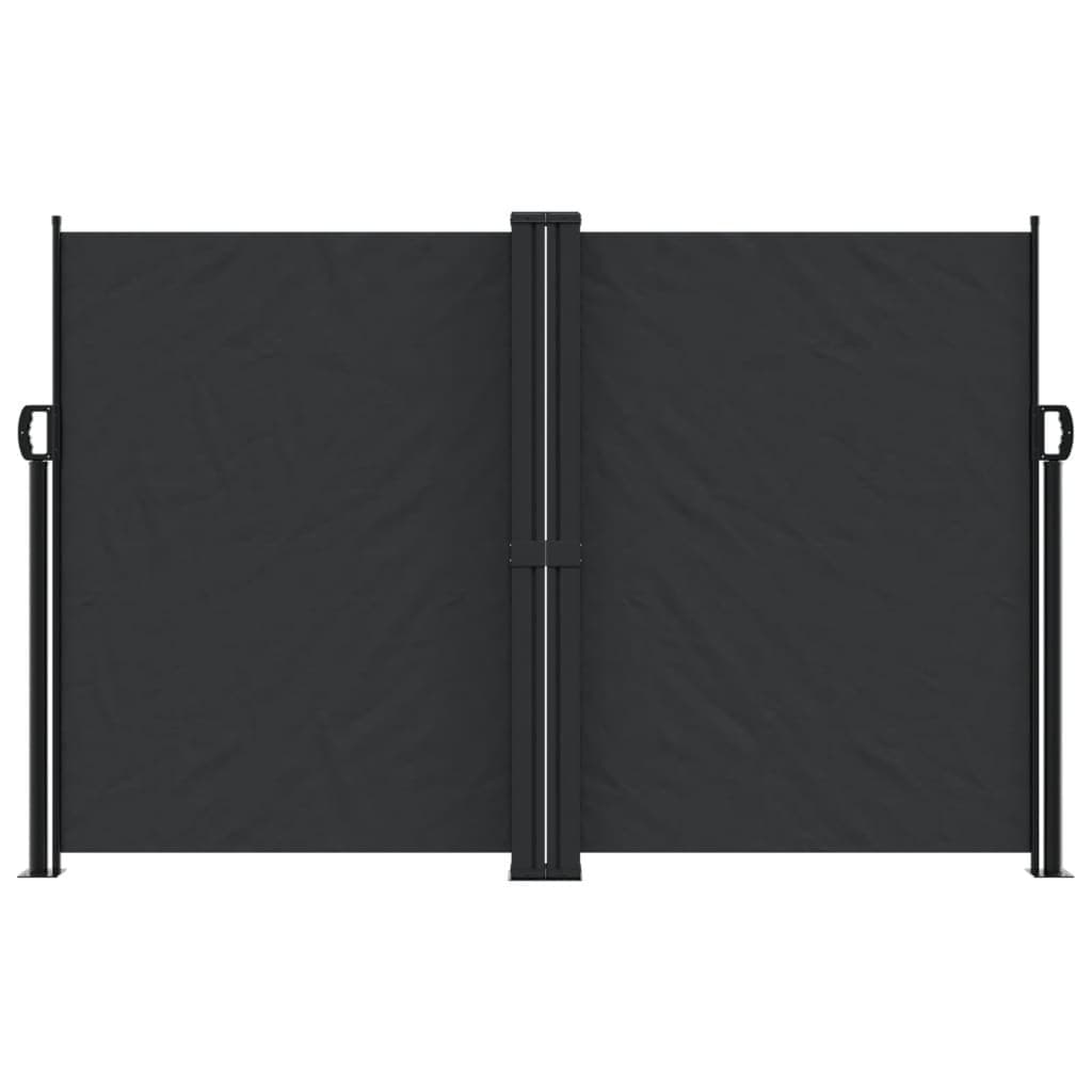 Retractable Side Awning 160x1000cm Black