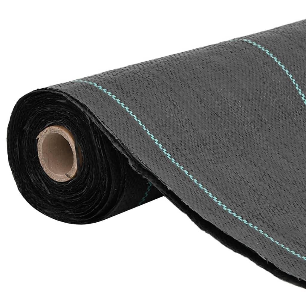 Black Weed Membrane 0.5x50 m PP Garden Fabric