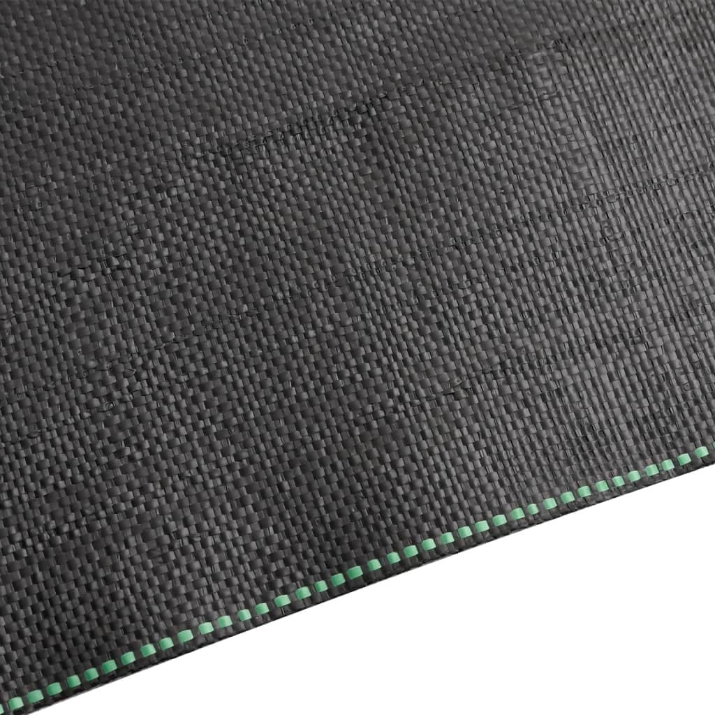 Black Landscape Fabric Roll 1x50m for Weed Control